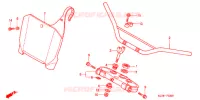 GUIDON   TE DE FOURCHE pour Honda CR 250 R de 2001