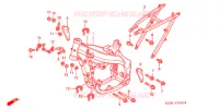 CADRE pour Honda CR 250 R de 2002