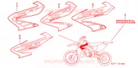 AUTOCOLLANTS pour Honda CR 250 R de 2003