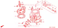 CYLINDRE/CULASSE  pour Honda CR 250 R de 2003