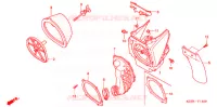 FILTRE A AIR (CR250R2 4) pour Honda CR 250 R de 2003