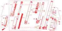 FOURCHE pour Honda CR 250 R de 2003