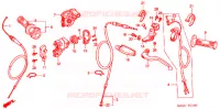 LEVIER DE GUIDON   CABLE   COMMODO (CR250R2,3) pour Honda CR 250 R de 2003