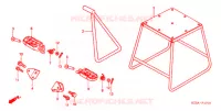 REPOSE PIED pour Honda CR 250 R de 2003