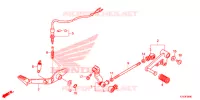 PEDALE pour Honda CBR 300 R ABS de 2017