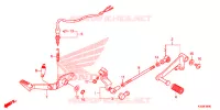 PEDALE pour Honda CBR 300 ABS de 2017