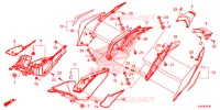 COUVERCLES LATERAUX   ARRIERES pour Honda CBR 300 R de 2017