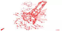 CADRE pour Honda CBR 300 R de 2017