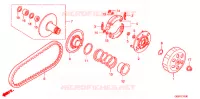 EMBRAYAGE pour Honda 50 CREA SCOOPY DELUXE de 2009