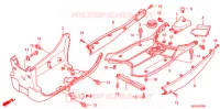 MARCHE PIEDS pour Honda 50 CREA SCOOPY de 2010