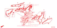 COUVERCLES LATERAUX pour Honda CB 500 X ABS de 2019
