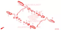 CLIGNOTANT pour Honda CB 500 X ABS de 2019