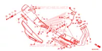 SILENCIEUX D'ECHAPPEMENT pour Honda CB 500 X ABS de 2019