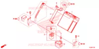 BATTERIE pour Honda CBR 300 ABS BROWN de 2015
