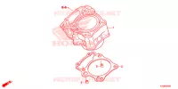 CYLINDRE pour Honda CBR 300 ABS BROWN de 2015