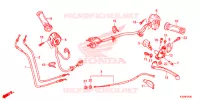 LEVIER DE GUIDON   CABLE   COMMODO pour Honda CBR 300 ABS BROWN de 2015