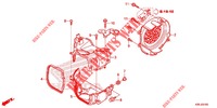 CAPOT REFROIDISSEMENT MOTEUR pour Honda ZOOMER 110 X de 2014