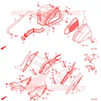 FILTRE A AIR pour Honda ZOOMER 110 X de 2014