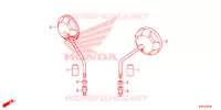 RETROVISEUR pour Honda ZOOMER 110 X de 2014