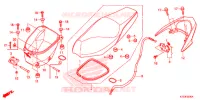 SELLE pour Honda WAVE 125 Electric start, Cast wheels de 2018
