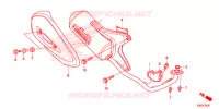 SILENCIEUX D'ECHAPPEMENT pour Honda SH MODE 125 SILVER de 2019