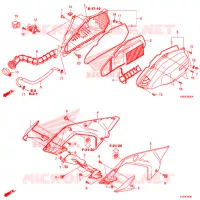 FILTRE A AIR pour Honda SH MODE 125 SILVER de 2019
