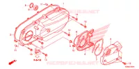 COUVERCLE GAUCHE pour Honda SH MODE 125 de 2019