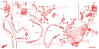 LEVIER DE GUIDON   CABLE   COMMODO pour Honda ACE 110 de 2019
