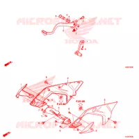 PEDALE pour Honda CRF 250 F de 2020