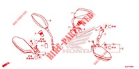 RETROVISEUR   PROTEGE MAIN pour Honda CRF 250 L de 2019