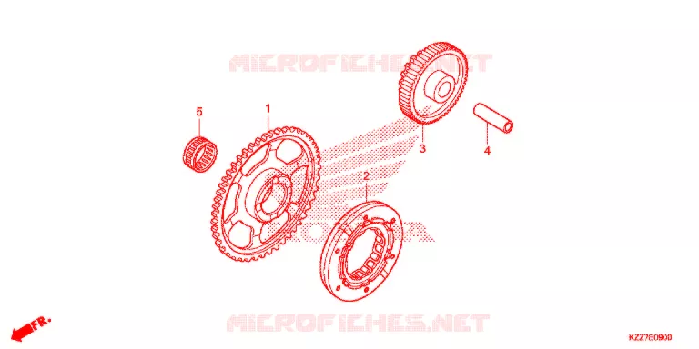 ROUE LIBRE DE DEMARREUR Honda MOTO 250 CRF 2020  CRF250RLK