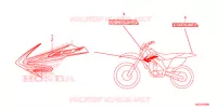 AUTOCOLLANTS pour Honda CRF 250 X de 2019