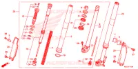 FOURCHE pour Honda CRF 250 X de 2019