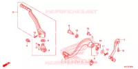 PEDALE   KICK pour Honda CRF 250 X de 2019