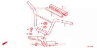 GUIDON   TE DE FOURCHE pour Honda CRF 50 de 2018