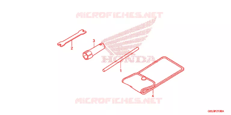OUTIL Honda MOTO 50 CRF 2019  CRF50FK