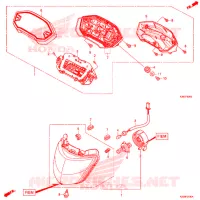 COMPTEUR pour Honda MSX 125 ABS de 2020