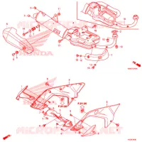 SILENCIEUX D'ECHAPPEMENT pour Honda MSX 125 de 2020