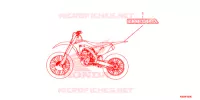 AUTOCOLLANTS pour Honda CRF 250 RX de 2020