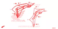 OUIES DE RADIATEUR (CRF250RX) pour Honda CRF 250 RX de 2020