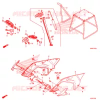 REPOSE PIED   BEQUILLE pour Honda CRF 250 RX de 2020