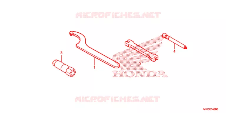 OUTIL Honda MOTO 450 CRF 2020  CRF450RL