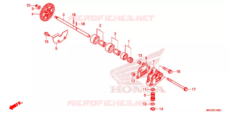 POMPE A HUILE Honda MOTO 450 CRF 2020  CRF450RL