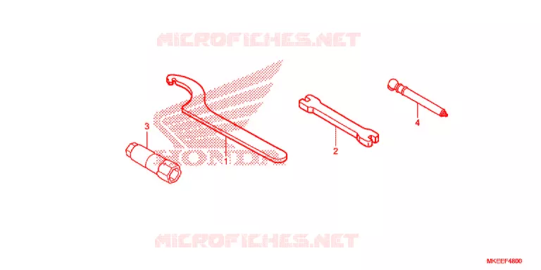 OUTIL Honda MOTO 450 CRF 2020  CRF450RL