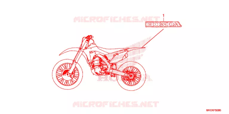 t (CRF450R/RX) Honda MOTO 450 CRF 2020  CRF450RXL