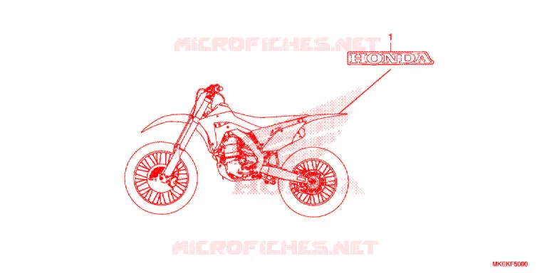 t (CRF450R/RX) Honda MOTO 450 CRF 2020  CRF450RXL