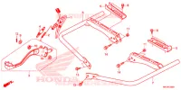 REPOSE PIED   PEDALE pour Honda FOURTRAX 420 RANCHER 4X4 AT IRS EPS ESP de 2019