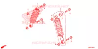 AMORTISSEUR AVANT pour Honda FOURTRAX 500 FOREMAN RUBICON 4X4 AT DCT EPS DELUXE de 2019