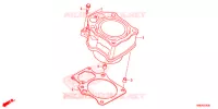 CYLINDRE pour Honda FOURTRAX 500 FOREMAN RUBICON 4X4 AT DCT EPS DELUXE de 2019