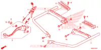 PEDALE   REPOSE PIED pour Honda FOURTRAX 500 FOREMAN RUBICON 4X4 AT DCT EPS DELUXE de 2019
